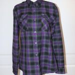 DIXXON Women's The Forum LA Kings Flannel Size Large Limited Edition HTF!!! Black Photo 1