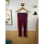 Lululemon  Zip The Line Crop *23 Deep Ruby / Poppy Coral - Size - 6 Photo 3