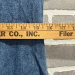 Nina Piccalino Vintage 90’s Denim Boho Short Sleeve Tie Back Midi Slit Dress 8 Blue Photo 8