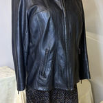Lane Bryant  Black Leather Jacket Photo 0
