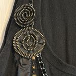 Nanette Lepore Women’s Chain Neck Black Sweater Tank Dress Photo 4