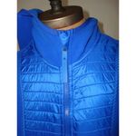 New NWT Adidas Stella McCartney M Bright Blue $250 Fleece Hoodie Jacket Warm Size M Photo 6