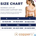 New! Tommie Copper shoulder support bra medium NWT Pink Photo 7