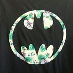 Floral Batman T shirt Size M Photo 1