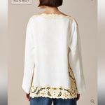 J.Crew  Cutwork tunic top in linen in white Photo 2