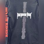 Justin Bieber  purpose tour long sleeve t shirt size medium Photo 4