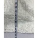 Dress Barn  Women's White Lace Full Bloom Top Photo 5