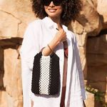 Laude The Label Gabby Mini Macrame Crochet Bag NWT Photo 0