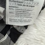 Madewell Linen Blend Puff Sleeve Crop Top June Gingham Lighthouse Size XXS Photo 7