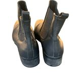 Frank & Oak Black Leather Slip On Chelsea Ankle Boots Booties Women size 8 Photo 2