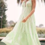 Anthropologie Charlie Holiday Priscilla Dress Maxi 2 Photo 0