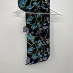 Katlyn O'Farrel Vintage Floral Scarf Accessory Tie Belt Lightweight Black Photo 8