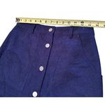 English Factory Corduroy Midi Skirt Button Front Waist 26 Shabby Chic Romantic Photo 4