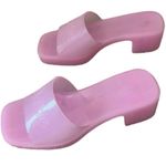 Barbie x Forever 21 Jelly Slides Size 7 Photo 2