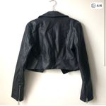 Urban Outfitters UO crop moto biker jacket Photo 3