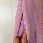 J.Crew purple gauze crinkle flutter sleeve dress small Photo 7
