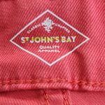 st. john's bay  Coral Pink Skinny Jeans NWT Size 4 Pink Jeans Photo 5