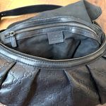 Gucci Icon Bit black leather Guccissima hobo, RARE pattern Photo 8