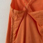 H&M Tangerine Linen Mini Dress Photo 7