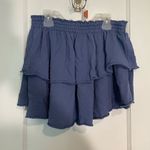 Aerie  Blue Ruffled Mini Skirt Photo 2