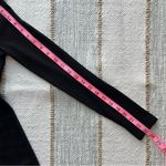 Reformation  Jeans Black Ribbed Knit Long Sleeves Mini Dress Women’s Size Small Photo 6