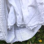 NAOO Nation AK Outfits Womens Dress Maxi White 100% Cotton Sleeveless M/L Size M Photo 8