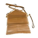 LOTUS Metallic Gold Leopard Print Crossbody Wristlet Handbag/Wallet Pockets Silver Photo 6