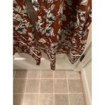 La Ligne x Target Women's Plus Size 4X Floral Print Satin Pants Trousers Brown Photo 11