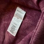 Athleta Elation Textured Leggings Medium Rose Pattern Burgundy Maroon Photo 6