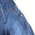 True Religion  Women's X Manchester United Skinny Stretch Denim Overall Jumpsuit Photo 3