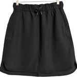 Lululemon  Black On The Fly Skirt Casual Elastic Waist Drawstring Pockets Size 8 Photo 0