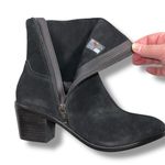 UGG  Womens Breeda Suede Ankle Boots Mid Heel Zip Closure Almond Toe Black Sz 9 Photo 8