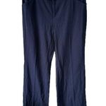 NWT INC International Concepts Women's Style 74132 Navy Wide Leg Trousers 6 Blue Photo 0