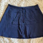 Patagonia Water Girl by  Skirt Womans Size Small 100% Organic Cotton Blue Pocket Photo 0