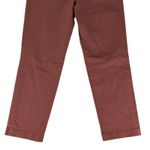 Talbots  The Daily Ankle Cropped Pants Women's Size 10‎ Slim Leg Dark Rose Photo 5