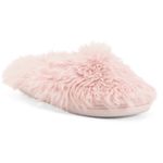 Willow & Ruby Fuzzy Slide Slippers Pink Size L Photo 1