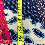 JODIFL  L patchwork paisley crochet Top w/pockets high low hem Photo 11