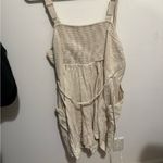 Old Navy  Tan and White Striped Romper size 2x Photo 5