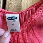 Old Navy Coral Pink Pintuck Flow Tank Top Size M Photo 1