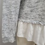 Chip & Pepper marled ruffle hem sweatshirt size medium Photo 2
