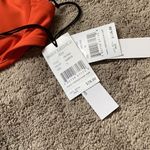 Robin Piccone New. red orange buckle bikini. XS-top/S-bottom. Retails $216 Photo 9