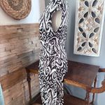 Enfocus Studio  Brown and White Midi Dress Photo 1