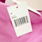 Rachel Parcell  | Puff-sleeve Peplum Top In Orchid Pink Fitted Romantic | Size 18 Photo 6