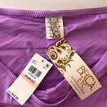 Becca  ETC Bikini Bottom Plus Size Ruched Hipster Orchid Purple 2X (20/22) Photo 4