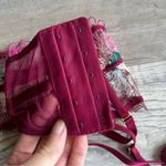 Victoria's Secret Victoria’s Secret embroidery garter belt/floral lace waist cincher/burgundy Photo 4