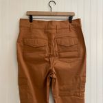 CAbi Paper Bag Waist High Rise Self-Belt Cargo Pants in Cashew Size 8 NWOT #6045 Photo 10