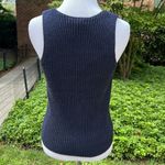 Brandy Melville Navy Elizabeth Wool Button Vest Photo 4