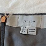 Anthropologie Jigsaw Wool Mid-Length Storm Contour Pencil Skirt Grey Size 4 Photo 2