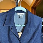 Vintage Indulgence Indigo Blue Jean Vest Pantsuit Size Large Photo 5