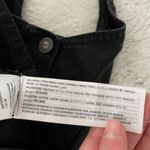 Hollister Washed Black Button Front Denim Mini Dress Photo 10